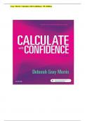 Test bank For Gray Morris- Calculate with Confidence, 7th Edition