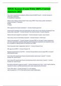 MPJE Kansas Exam With 100&percnt; Correct Answers 2023