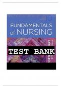 TEST BANK For Fundamentals of Nursing 10th Edition Potter Perry