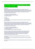 Kansas MPJE Practice Exam 2 With 100&percnt; Correct Answers 2023