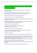 Kansas MPJE 2023 Test  Exam With 100&percnt; Correct Answers