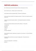 NAPLEX antibiotics &vert; 212 Questions and Answers&lpar;A&plus; Solution guide&rpar;