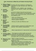 Peds&lowbar; Introduction to Maternity and Pediatric Nursing Chapter 1 Correct Answers