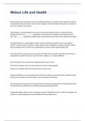 Webce Life and Health exam 2023 with 100&percnt; correct answers