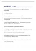 ESRM 101 exam 2023 with 100&percnt; correct answers