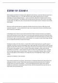 ESRM 101 exam 2023 with 100&percnt; correct answers