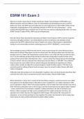 ESRM 101 exam 2023 with 100&percnt; correct answers