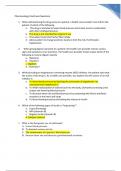 NURS MISC Pharmacology Final Exam Questions & Answers Updated Graded A +