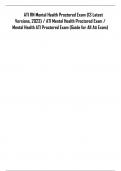 ATI RN MEDSURG WITH CORRECT QUESTIONS AND  ANSWERS LATEST UPDATED 2023