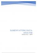Samenvatting Data-analyse (Deel 1 - H1 tem H5 en deel 2)