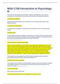 WGU C180 Introduction to Psychology III&period;