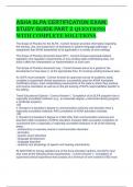 ASHA SLPA CERTIFICATION EXAM&colon; STUDY GUIDE PART 2 QUESTIONS WITH COMPLETE SOLUTIONS&period;