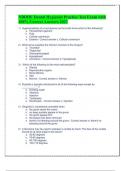 NBDHE Dental Hygienist Practice Test Exam with 100&percnt; Correct Answers 2023