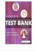 GOULDS PATHOPHYSIOLOGY FOR THE HEALTH PROFESSIONS 6TH EDITION HUBERT TEST BANK