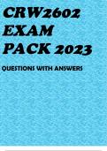 CRW2602 EXAM PACK 2023