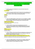 NR 406 PHARM ASSESSMENT EXAM QUESTIONS WITH ANSWERS GRADED A+ ASSAURED SUCCESS 2023