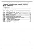 Test Bank for Addiction Treatment, 3rd Edition, Katherine van Wormer, Diane Rae Davis