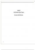 NUR 155 NCLEX Review (Exam 2 Topics)Paul Haidet, MSN, RN-BC graded A+