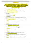 MDC 4&sol;MULTIDIMENSIONAL CARE IV EXAM 2&vert; MDC 4  ACTUAL 2023&sol;2024 LATEST FINAL EXAM QUESTIONS &  CORRECT ANSWERS GRADED A&plus; RASMUSSEN