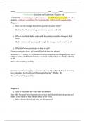 Class Notes English Frankenstein Book Questions 1-6
