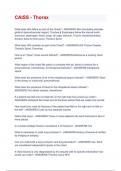 CAISS &ndash; Thorax Questions and Answers with Solutions 2023