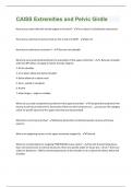 CAISS Extremities and Pelvic Girdle &vert; Questions and Answers&lpar;A&plus; Solution guide&rpar;