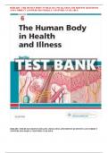 HERLIHY: THE HUMAN BODY IN HEALTH AND ILLNESS, 6TH EDITION QUESTIONS AND CORRECT ANSWERS 2023-2024|ALL CHAPTERS AVAILABLE