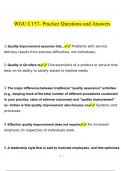 WGU C157- Practice questions and answers latest 2023 - 2024 &lbrack;100&percnt; correct answers&rsqb;