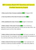 BST Common Board questions and answers latest 2023 - 2024 [100% correct answers]