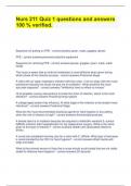 Nurs 211 Quiz 1 questions and answers 100 &percnt; verified&period; 