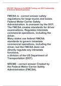 2023 DOT: Welcome to the NRCME Training; and, 2023 Fundamentals of the Driver Medical Examination