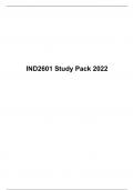 IND 2601 Study Pack 2022, University of South Africa (Unisa)