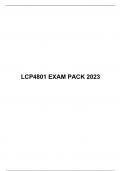 LCP 4801 EXAM PACK 2023, University of South Africa (Unisa)