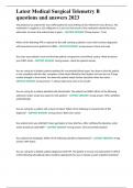 NR 222- PRACTICE  EXAM 2 QUESTIONS  with verified answers 