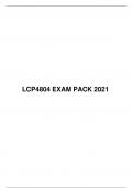 LCP 4804 EXAM PACK 2021, University of South Africa (Unisa)