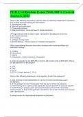 PHR Certification Exam With 100&percnt; Correct Answers 2023