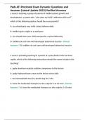 Peds ATI Proctored Exam Dynamic Questions and Answers &lpar;Latest Update 2023&rpar; Verified Answers 
