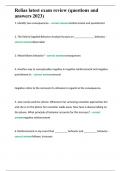 Relias Discrete Trial Training Introduction exam latest review 2023