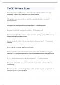 TNCC Written with questions and answers