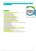 Nursing Delegation and Management of Patient Care 2nd Edition Test Bank | Comprehensive Companion