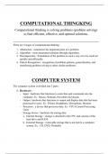 Class notes Computational Thingking and Computer System  Informatika SMK/MAK Kelas 10 Kurikulum Merdeka