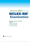 DAVIS'S Q&A REVIEW FOR NCLEX-RN 4TH EDITION BY KATHLEEN A. OHMAN 