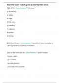 Firearms exam 1 study guide &lpar;Latest Update 2023&rpar;