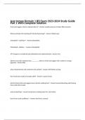 Jean Inman Domain 1 RD Exam 2023-2024 Study Guide Part 1 With Complete Solution 