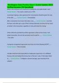  Washington State Practice Exam 1 &lpar;Latest Update 2023&rpar; Verified Answers &lpar;50 Questions&rpar;
