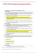 COUN 6215-Lifespan Developement-Quiz 1&period;