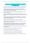 MedSurg II Endocrine Exam 4 Review&lpar;Az college of nursing&rpar;2023&sol;2024