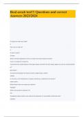 Real asvab test&excl;&excl;&excl; Questions and correct Answers 2023&sol;2024