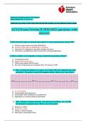 ACLS Exam Version B 2020-2021 questions with answers