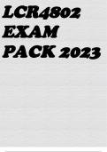 LCR4802 EXAM PACK 2023